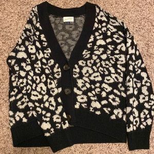 Cheetah print sweater